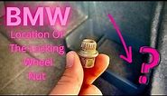BMW - Location of the Locking Wheel Nut Key