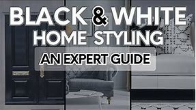 Black and White Home Decorating Guide | How to Create a Bold Monochromatic Home