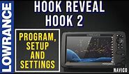Lowrance Hook Reveal, Hook Series 2 Settings, Setup, Programming and Tutorial for your Fish Finder