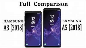 Samsung Galaxy A5 (2018) vs Galaxy A3 (2018) - Specs Comparison