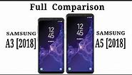 Samsung Galaxy A5 (2018) vs Galaxy A3 (2018) - Specs Comparison