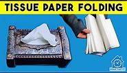 How to Fold Tissue Paper in a Box | Tissue Paper Folding Ideas