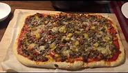 YUMMIEST PIZZA!!! Making Ground Beef Pizza