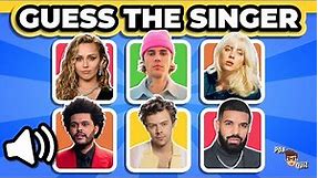 Guess The SINGER by Their SONG | Music Quiz 🎵