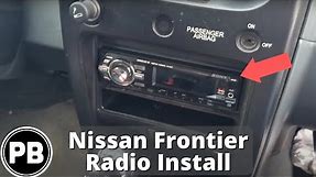 2000 - 2004 Nissan Frontier Radio Install
