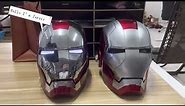 What's the difference between the 2 iron man mk5 helmets