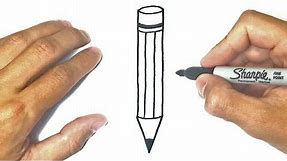 How to draw a Pencil for kids | Pencil Easy Draw Tutorial