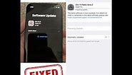 Fixed iPhone Stuck on Preparing Update/Install now | Unable to verify update