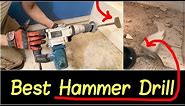 ✅Best Hammer Drill Cheap Rotary Impactor & Chisel for Tile Quick Set Demolition Home Projects Review