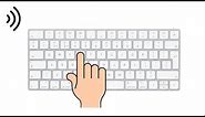 Mac Keyboard Typing Sound Effect