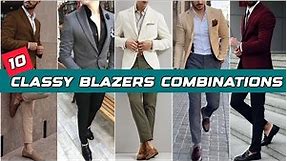 10 Attractive Blazers with Matching Shirt and Pant Combo || Shirt Pant and Coat Combination