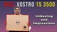 Dell Vostro 15 3500 unboxing and impressions | Best laptop under 50000