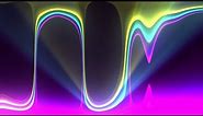 🌀🎶 Neon Psychedelic Glitch Distortion VJ Loop Video Background for Edits