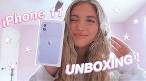 LAVENDER iPhone 11 UNBOXING!! 2020 + first impressions | daily vlog |