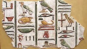 The history of Egypt - Decoding Hieroglyphics l Lessons of Dr. David Neiman