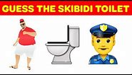 Guess The Skibidi Toilet by emoji | Skibidi Toilet ALL Seasons