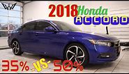 35% -VS- 50% Tint on a 2018 Honda Accord (winning window tints)