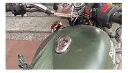 Royal Enfield Classic Military Green Wrap removal after 3 years 😇✅✌️ #reels #royalenfield #bikewrap #wrap #satisfying | Vwraps Sikar