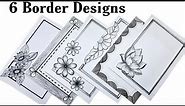 6 'Border Designs/Simple and Easy Border Designs/Project File Decoration/Border Design Making