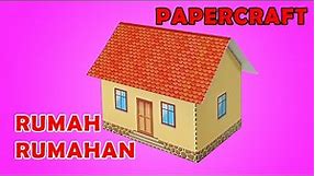 Mainan Papercraft Papermodel Rumah Rumahan