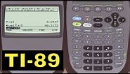 Ti-89 Calculator - 08 - Storing and Using Variables