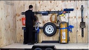E-Track Tie-Down System For Trailers