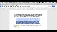 How to Create Block Quotes in Google Documents