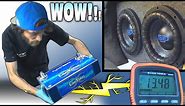 AWESOME Battery For Car Audio Installs!! How To Get BETTER VOLTAGE & LOUDER BASS w/ Cyber 6k Lithium