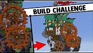Fantasy Steampunk Factory | Build Randomizer Challenge | Minecraft 1.17 Timelapse
