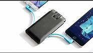 PhoneSuit All-In-One Charger for iPhone, Samsung, & More - One Charger for All Devices!