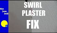 How to Repair a Plaster Wall with a Swirl Sand Finish