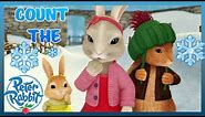 @OfficialPeterRabbit - How Many ❄️ Can You Count? Answer👇 Snowflake Emoji Hunt | Cartoons for Kids