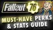 Fallout 76 Character Build Guide: Essential Perks & SPECIAL Stats Overview (Pre-Beta)