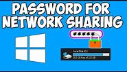 How To Set Password for Network Files/Folders Sharing in Windows 10