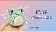 Beginner Tutorial: How to Crochet an Amigurumi Frog
