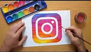 How to draw the Instagram logo