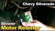 Chevrolet Silverado Blower Motor Speed Control Resistor