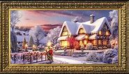 Framed Christmas TV Art - Smooth Jazz and Relaxing Snow