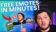How To Make Twitch Emotes For FREE in 2022! - Twitch Affiliate Guide