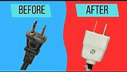 How To Replace An Electrical Power Cord Plug
