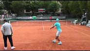 Rafael Nadal Hitting Serve in High Definition
