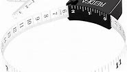 REIDEA Body Measure Tape 60in (150cm), Lock Pin and Push-Button Retract, Ergnomic and Portable Design, Incl. Bonus Kit (1x 79in Clothing Measure Tape, 1 x 60in Mini Retractable Tape Measure), Black
