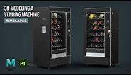 Vending Machine | Autodesk Maya + Substance 3D Painter