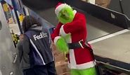 The Grinch Spotted At FedEx Warehouse