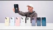 iPhone 15 and iPhone 15 Pro Colors (Mockups)