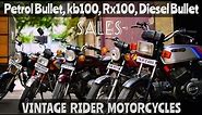 SALES | Diesel bullet | Kawasaki | Rx100 | kb100 | Yamaha | vintage bullet | Review | vintage bikes