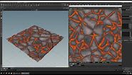 Houdini Procedural Texture Generation (Lava Stone)