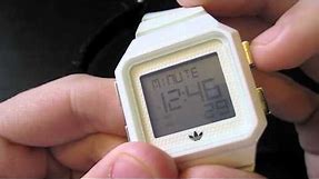 How to work a Adidas Peachtree Watch!