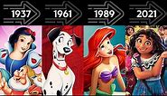 Disney Animation Evolution - Every Movie from 1937 to 2023