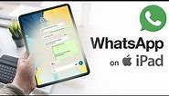 How to Use Whatsapp Web on iPad (2021)